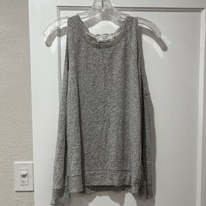 Hippie Rose Gray Long Sleeve Top